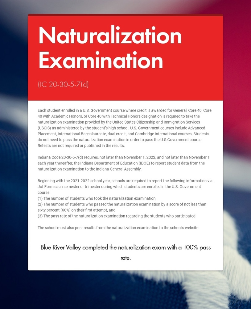 Naturalization Examination